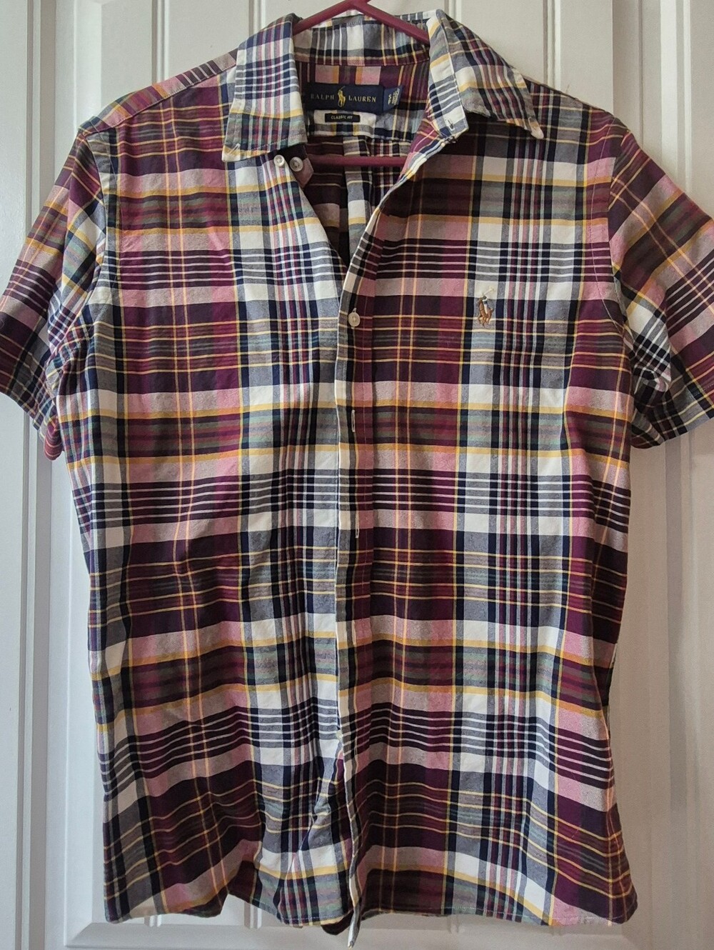 Polo Ralph Lauren Men's Short-sleeve Button-down Shirt Size Small